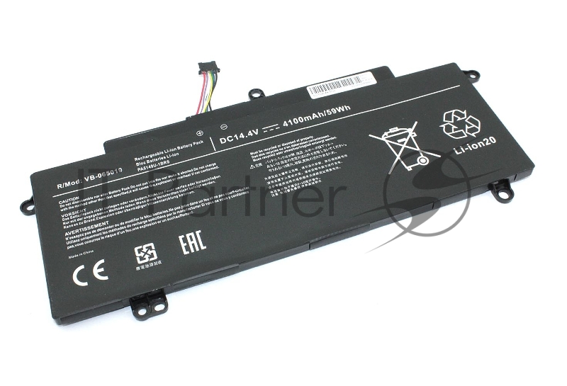 Аккумулятор для Toshiba Tecra Z40, Z50 (PA5149U-1BRS), 60Wh, 14.4V, Toshiba