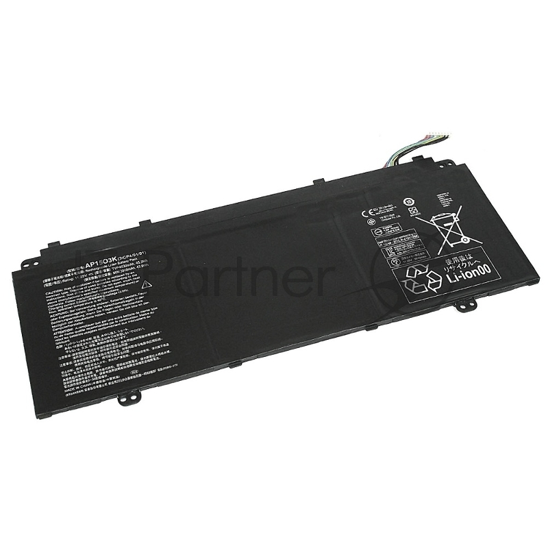 Аккумулятор для Acer Aspire S13 S5-371, swift 5 sf514-51-780r, (Ap1503k), 4030mAh, 11.25V, Acer