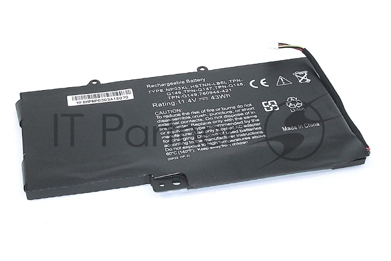 Аккумулятор для HP Pavilion 13-a000 x360, 13-a000ne x360, 13-a020nr x360, 13-a030nd x360, 13-a040ca x360, (NP03XL), 11.4V, 3720mAh, HP