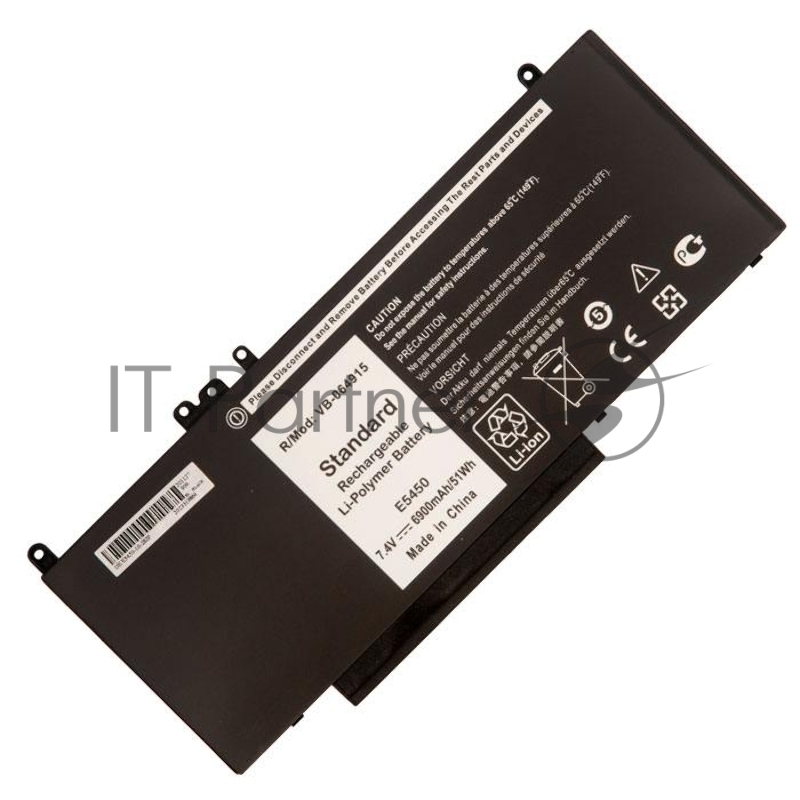 Аккумулятор для Dell Latitude E5450, E5470, E5550, E5570, (G5M10), 51wh, 7.4V, Dell, 6460