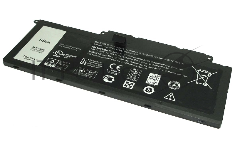 Аккумулятор для Dell Inspiron 15-7537, 17-7737, 17-7746, (F7HVR), 58Wh, 14.8V, Dell