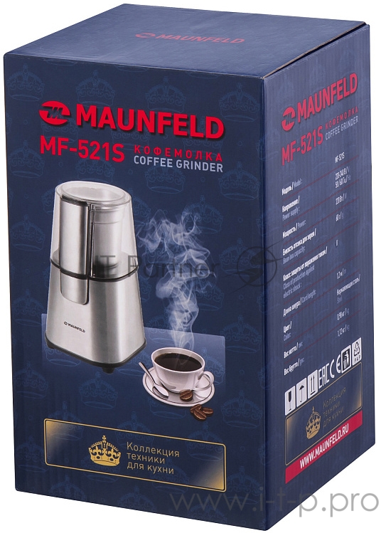 Кофемолка MAUNFELD MF-521S