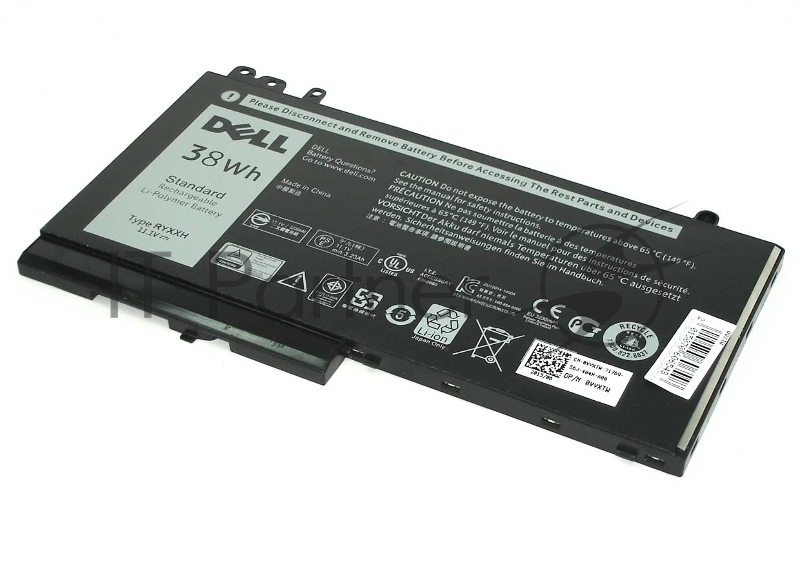 Аккумулятор для Dell Latitude E5250, (RYXXH), 38Wh, 11.1V, Dell