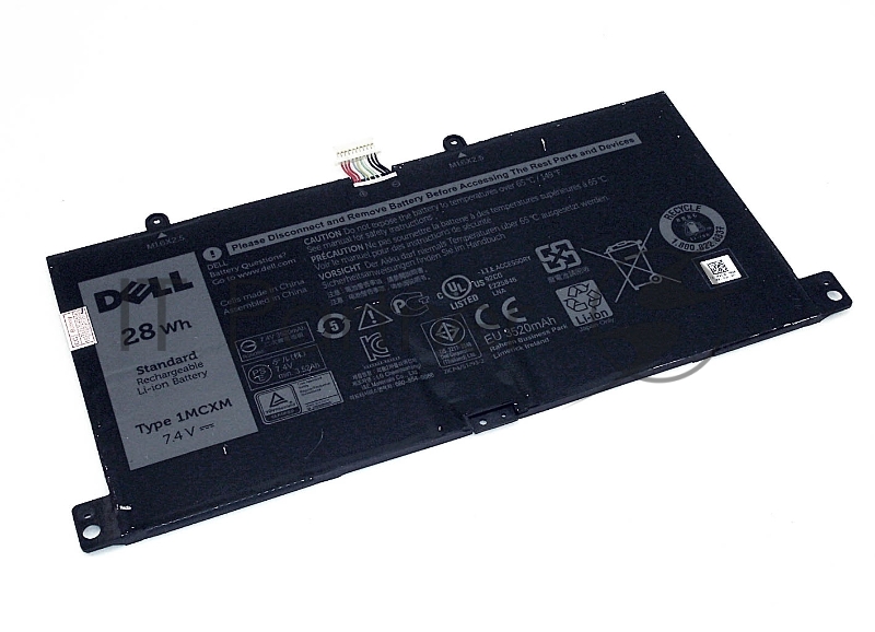Аккумулятор для Dell Latitude 11 5175, (1mcxm), 3520mAh, 7.4V, Dell