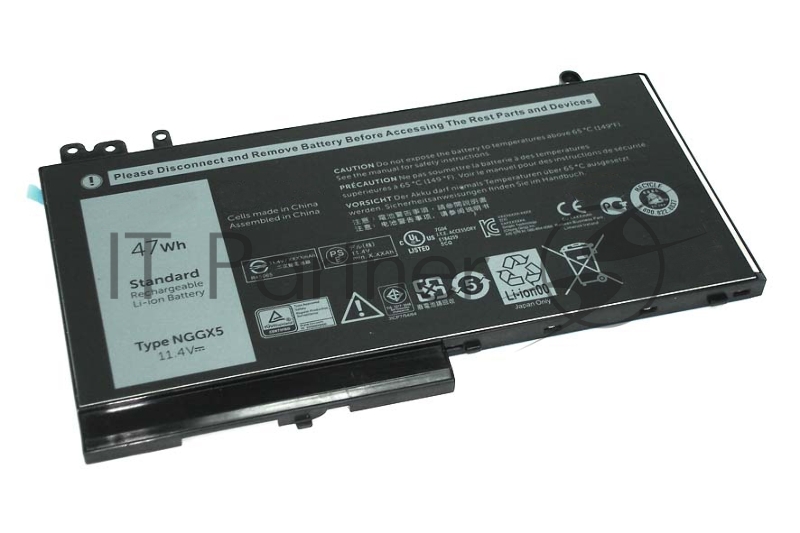Аккумулятор для Dell Latitude 12 E5270, (NGGX5), 4130mAh, 11.4V, Dell