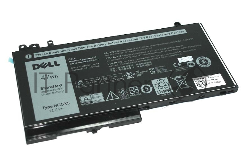 Аккумулятор для Dell Latitude 12 E5270, (NGGX5), 4130mAh, 11.4V, Dell
