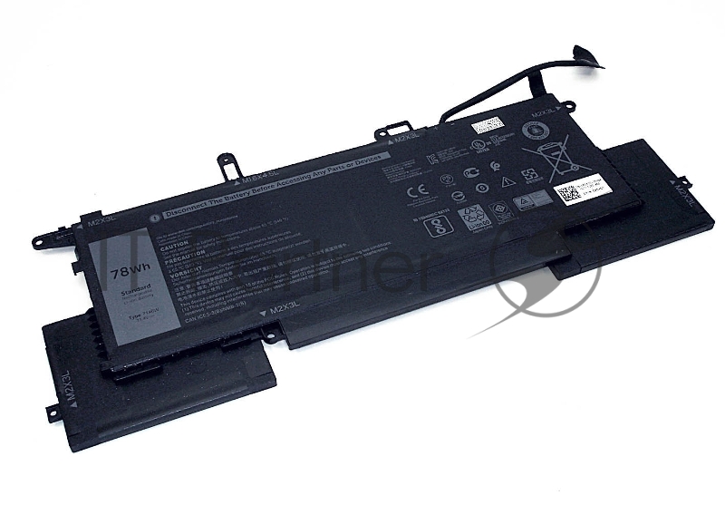 Аккумулятор для Dell Latitude E7270, 7400 2-in-1, (7146w), 6500mAh, 11.4V, Dell