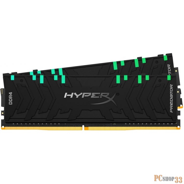 DDR 4 DIMM 32Gb PC28800, 3600Mhz, Kingston XMP HyperX Predator RGB CL17 (Kit of 2) (HX436C17PB3AK2/32) (retail)