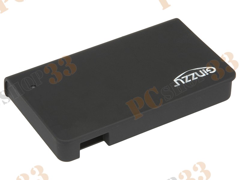 Картридер CF/SDXC/microSDHC/MMC/MS/M2/xD Ginzzu GR-336B, внешн., черный (USB3.0)