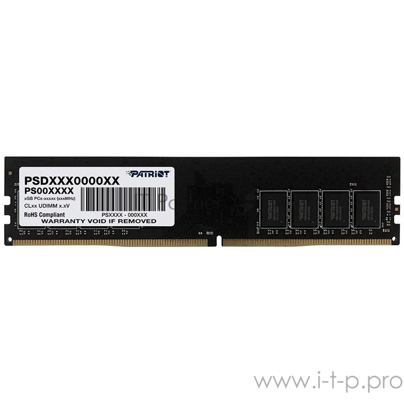 DDR 4 DIMM 16Gb PC19200, 2400Mhz, PATRIOT Signature (PSD416G240081) (retail)