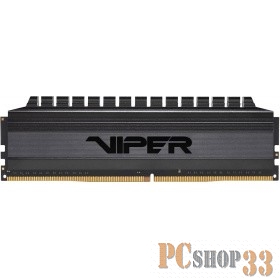 DDR 4 DIMM 16Gb (8GBx2) PC35200, 4400Mhz, PATRIOT BLACKOUT (PVB416G440C8K) (retail)