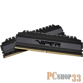 DDR 4 DIMM 16Gb (8GBx2) PC35200, 4400Mhz, PATRIOT BLACKOUT (PVB416G440C8K) (retail)