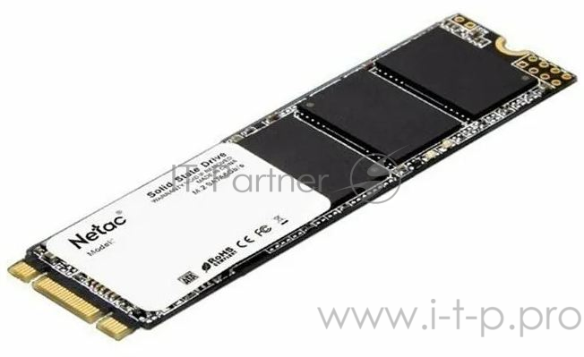 SSD M.2 Netac 2.0Tb N535N Series <NT01N535N-002T-N8X> Retail (SATA3, up to 540/490MBs, 3D TLC, 22х80mm)