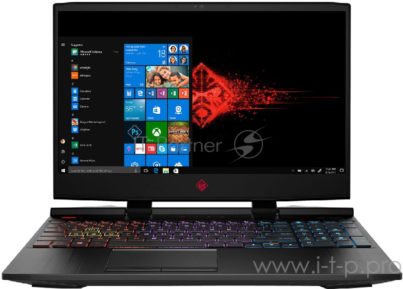 HP OMEN 15-dc1021ur Intel Core i5-8300H/8GB/256GB SSD/15.6 FHD IPS/RTX 2060-6GB/DOS/black