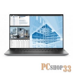 Ноутбук Dell Precision 5750 Core i9 10885H/32Gb/SSD1Tb/NVIDIA Quadro RTX 3000 6Gb/17/WVA/UHD+ (3840x2400)/Windows 10 Professional 64/grey/WiFi/BT/Ca