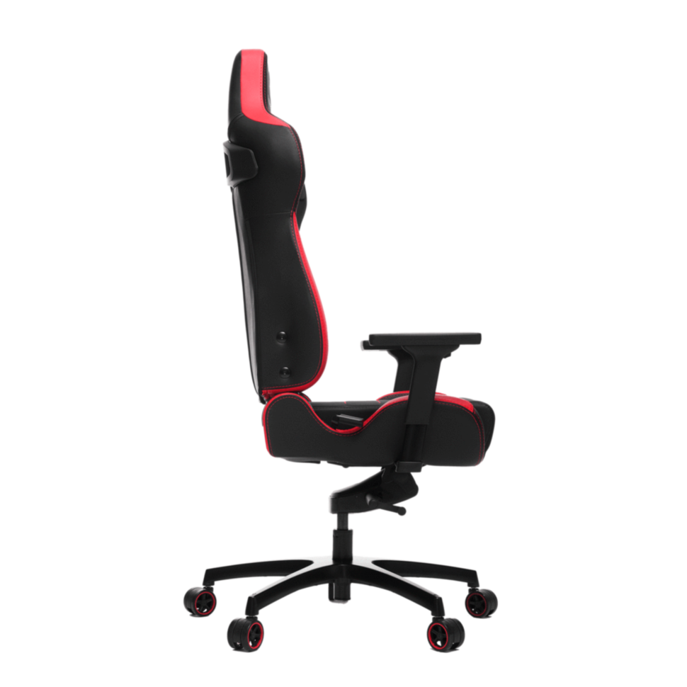 Игровое кресло Vertagear PL4500 чёрно-красное (Coffee Fiber, LED, регулируемый угол наклона, механизм качания)