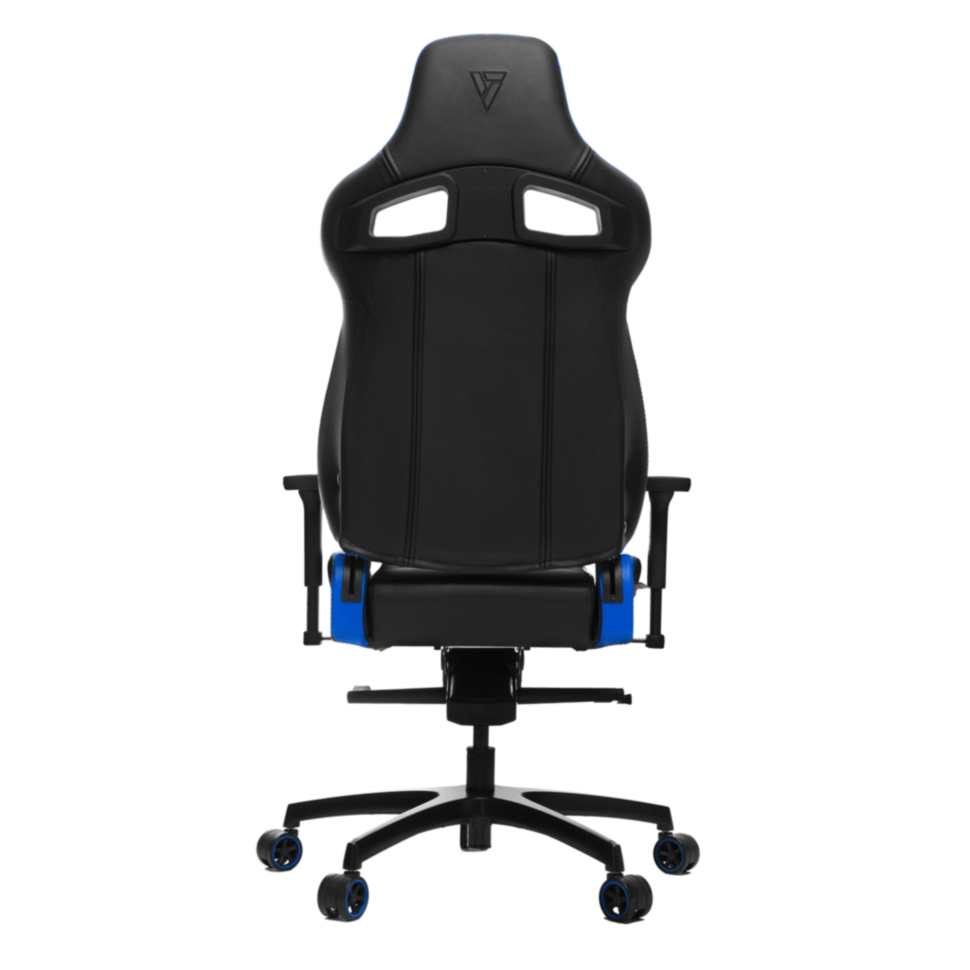 Игровое кресло Vertagear PL4500 чёрно-синее (Coffee Fiber, LED, регулируемый угол наклона, механизм качания)