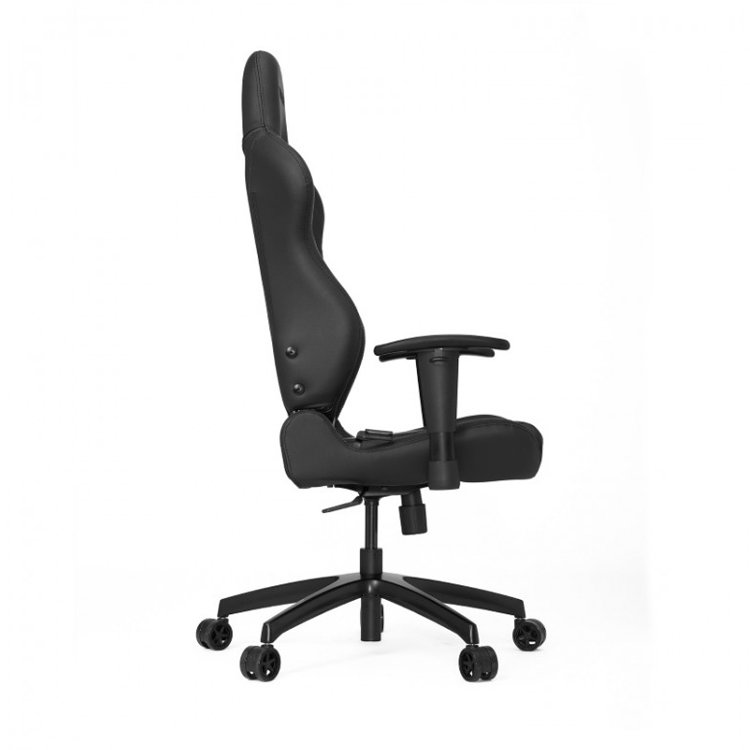 Игровое кресло Vertagear SL2000 чёрное (ПВХ-кожа, регулируемый угол наклона, механизм качания)