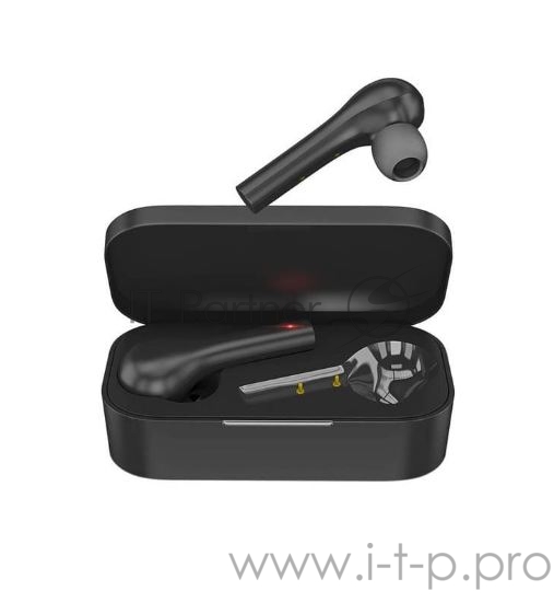 Наушники Hiper TWS PULL Bluetooth 5.0 гарнитура Li-Pol 2x40mAh+400mAh, черный