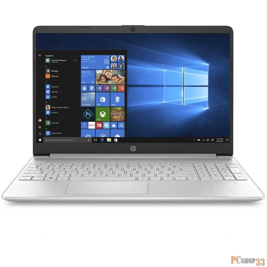 Ноутбук HP 15s-eq0026ur Ryzen 5 3500U/8Gb/SSD256Gb/AMD Radeon Vega 8/15.6/IPS/FHD (1920x1080)/Windows 10/silver/WiFi/BT/Cam