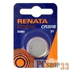 Батарейки Renata CR2016-1BL (10/300/36000)