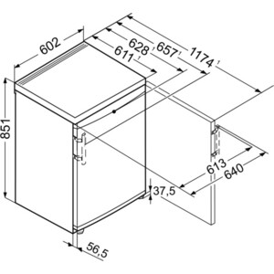 Морозильная камера Liebherr GP1476 , объем 106 л