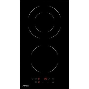 Электрическая варочная поверхность AVEX EM 3029 B ШхГхВ: 30 см , 9 уровней мощности, сенсорное управление, автоотключение при попадании жидкости, 2-х контурная конфорка, таймер, индикаторы остаточного тепла, функция Защита детей цвет поверхности: чер