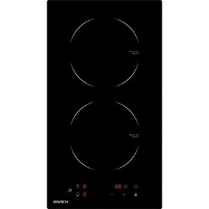 Индукционная варочная поверхность AVEX i-M 3020 B ШхГхВ: 30 см Индукция, Датчик посуды, Функция Booster, 9 уровней мощности, сенсорное управление, автоотключение при попадании жидкости, таймер, индикаторы остаточного тепла, функция Защита детей цвет