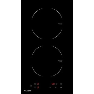 Индукционная варочная поверхность AVEX i-M 3020 B ШхГхВ: 30 см Индукция, Датчик посуды, Функция Booster, 9 уровней мощности, сенсорное управление, автоотключение при попадании жидкости, таймер, индикаторы остаточного тепла, функция Защита детей цвет