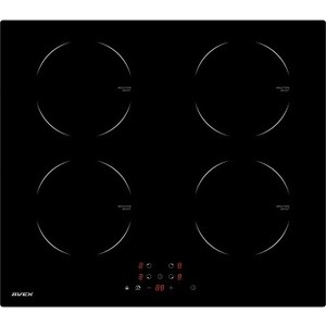Электрическая варочная поверхность AVEX i-M 6040 B ШхГхВ: 60 см Индукция, Датчик посуды, Функция Booster, 9 уровней мощности, сенсорное управление, автоотключение при попадании жидкости, таймер, индикаторы остаточного тепла, функция Защита детей цве