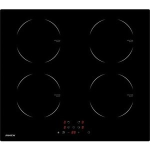 Электрическая варочная поверхность AVEX i-M 6040 B ШхГхВ: 60 см Индукция, Датчик посуды, Функция Booster, 9 уровней мощности, сенсорное управление, автоотключение при попадании жидкости, таймер, индикаторы остаточного тепла, функция Защита детей цве
