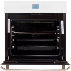 Электрический духовой шкаф HIBERG VM 6495 W Класс А Напряжение 220-240 В Частота 50/60 Гц Мощность 3010 Вт Объем духовки 56 л, 9 функций, Конвекция, Круговой нагревательный элемент, Отсрочка старта, Управление Сенсорное, Диапазон рабочих темпе