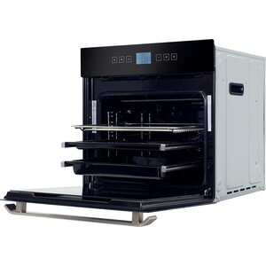 Электрический духовой шкаф HIBERG VM 6495 B Класс А Напряжение 220-240 В Частота 50/60 Гц Мощность 3010 Вт Объем духовки 56 л, 9 функций, Конвекция, Круговой нагревательный элемент, Отсрочка старта, Управление Сенсорное, Диапазон рабочих темпе