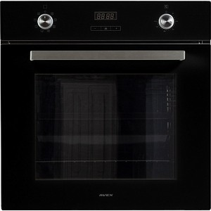 Электрический духовой шкаф AVEX HM 6183 B ШхГхВ: 595*560*598мм электрическая 67 л Самоочистка, 8+1 режимов гриль, круговой нагревательный элемент, подсветка конвекция таймер электронный хромированные направляющие, телескопические направляющие, Трой