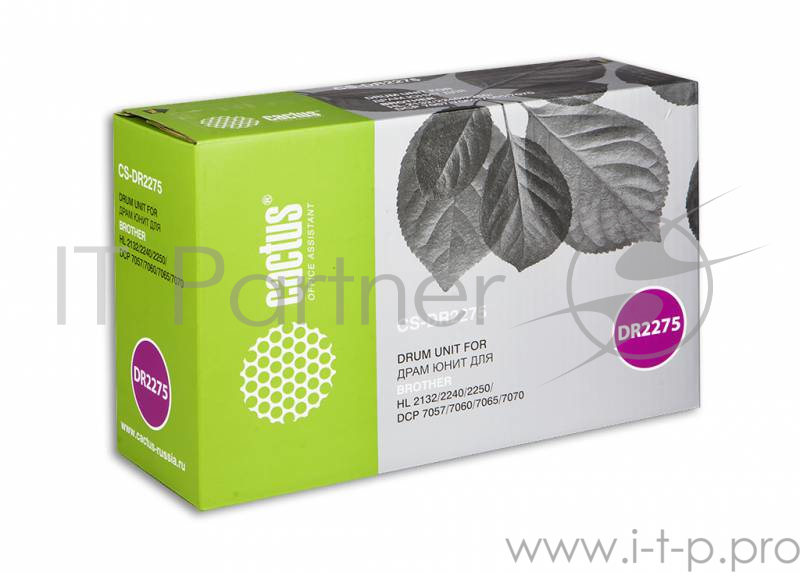 Расходные материалы Cactus DR-2275 Фотобарабан Cactus CS-DR2275 для принтеров Brother HL 2132/2240/2250DCP 7057/7060 12 000стр.
