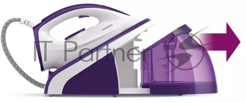 Парогенераторы и гладильные системы Philips Парогенераторы и гладильные системы Philips/ 5,2 бар, 2400 Вт, удар 200 г, пар 100г/мин, 1.1 л, Smart Calc Clean, керамическая подошва