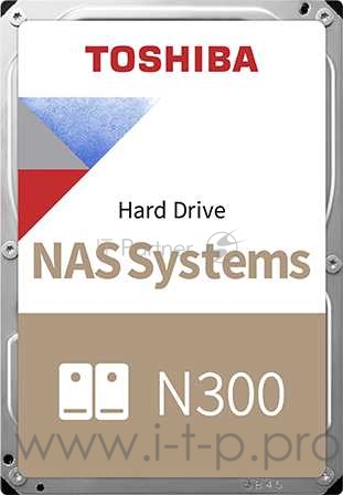 Жесткий диск Toshiba SATA-III 8Tb HDWG180EZSTA NAS N300 (7200rpm) 256Mb 3.5 Rtl