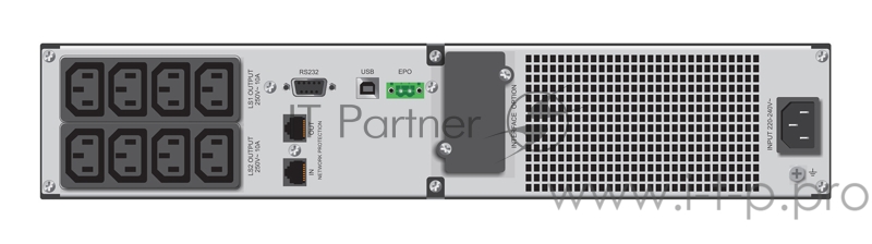 Источник бесперебойного питания Ippon Smart Winner II 2000E 1800Вт 2000ВА черный