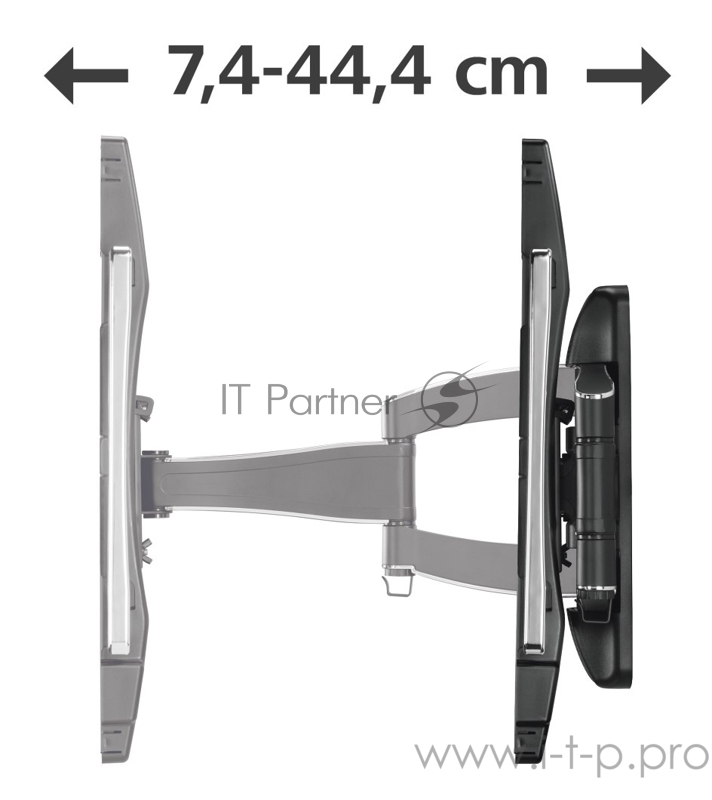 Кронштейн для телевизора Hama Fullmotion TV Premium черный 32-65 макс.50кг настенный