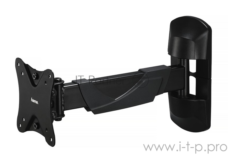 Кронштейн для телевизора Hama FULLMOTION черный 10-26 макс.25кг настенный