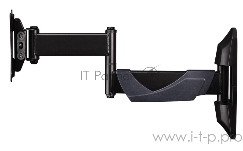 Кронштейн для телевизора Hama Fullmotion черный 10-26 макс.25кг настенный