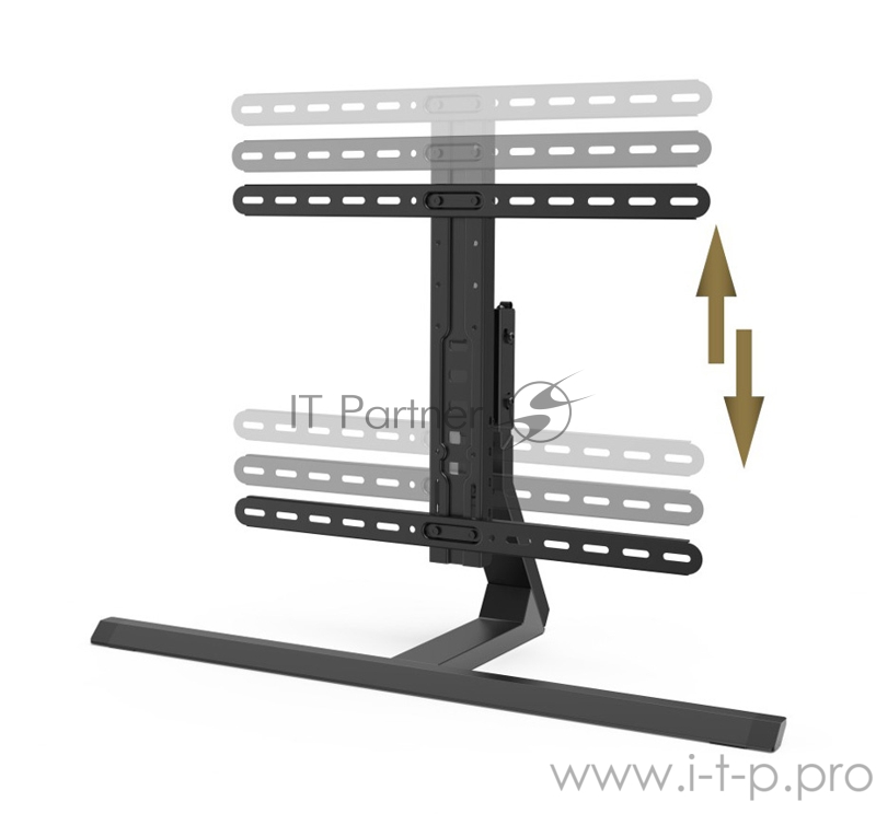 Подставка для телевизора Hama Design черный 32-65 макс.40кг настольный поворот и наклон