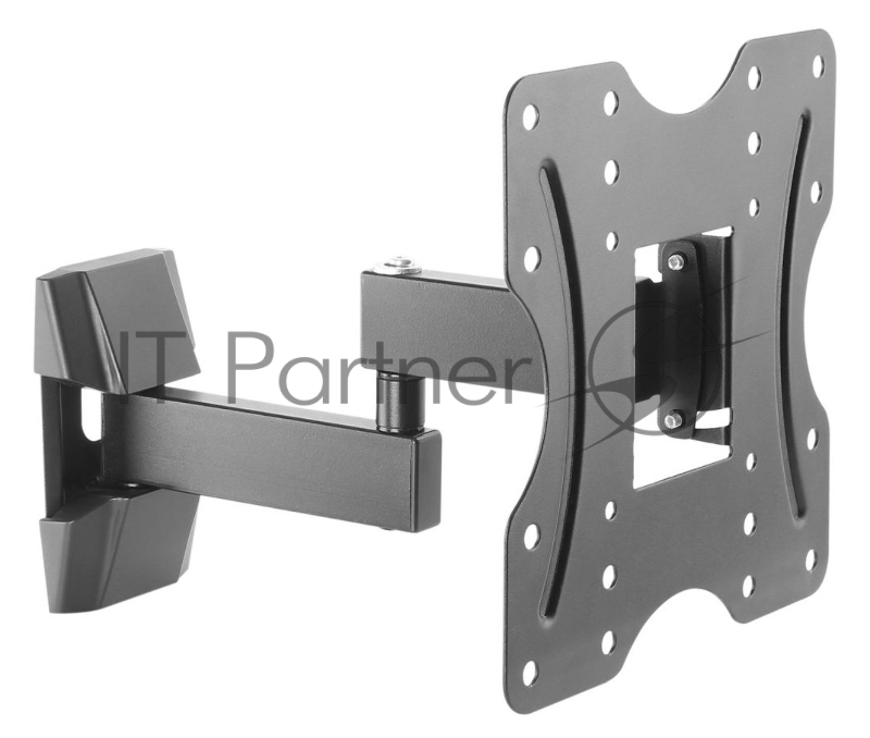 Кронштейн для телевизора Ultramounts UM 899 черный 23-43 макс.20кг настенный поворотно-выдвижной и наклонный