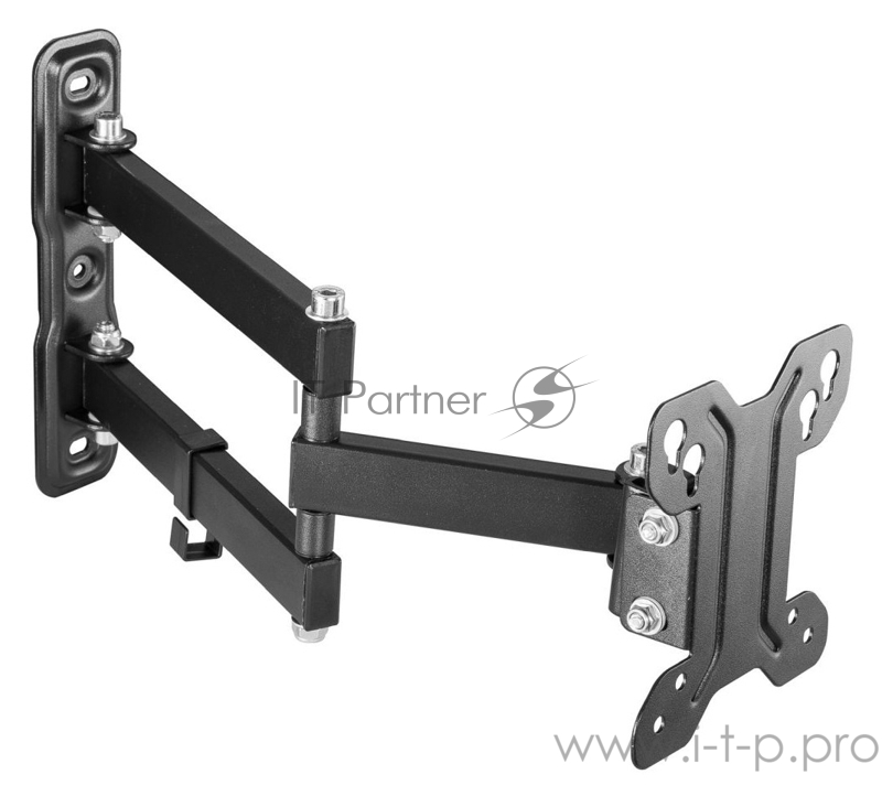 Кронштейн для телевизора Ultramounts UM 896 черный 13-27 макс.30кг настенный поворотно-выдвижной и наклонный
