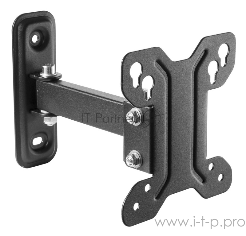 Кронштейн для телевизора Ultramounts UM 892 черный 13-27 макс.30кг настенный поворотно-выдвижной и наклонный