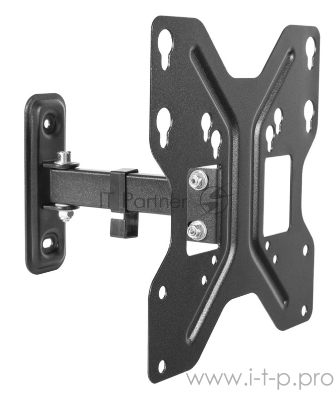Кронштейн для телевизора Ultramounts UM 898 черный 23-42 макс.30кг настенный поворотно-выдвижной и наклонный