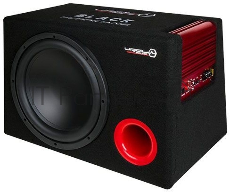 Сабвуфер автомобильный Ural AS-D12.A Black Hurricane 300Вт активный