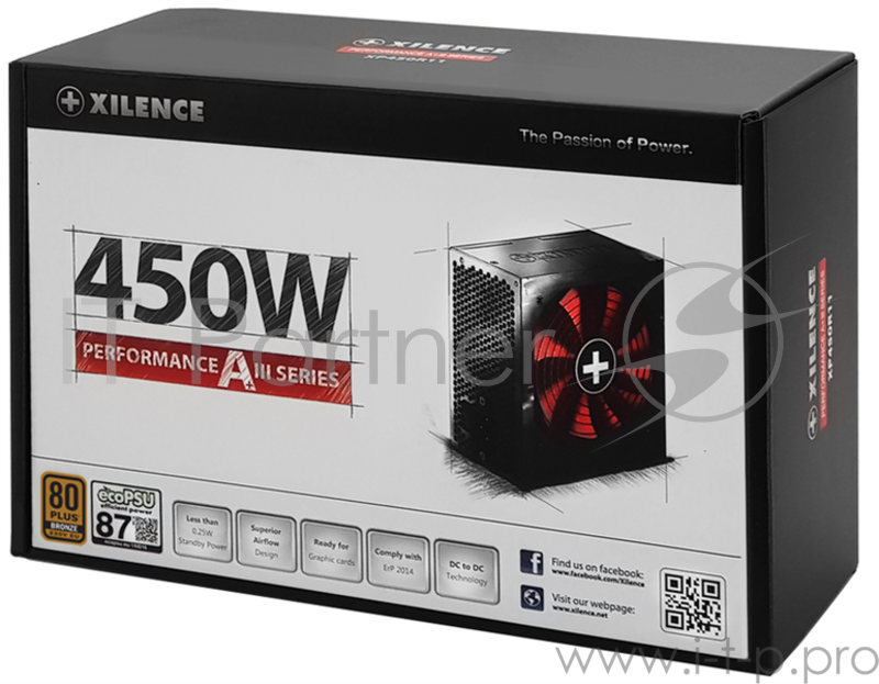 XILENCE Performance A+ III, XP450R11, 450W, A.PFC, 80+ Bronze