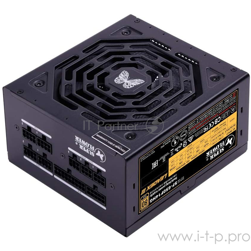 блок питания 650 Ватт Super Flower Power Supply Leadex Gold III, 650W, ATX, 130mm, 6xSATA, 4xPCI-E(6+2), APFC, 80+ Gold, Full Modular