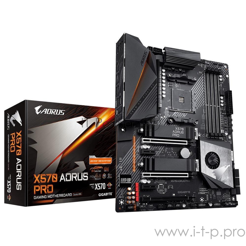 Материнская плата AMD X570 SAM4 ATX X570 AORUS PRO V1.2 GIGABYTE